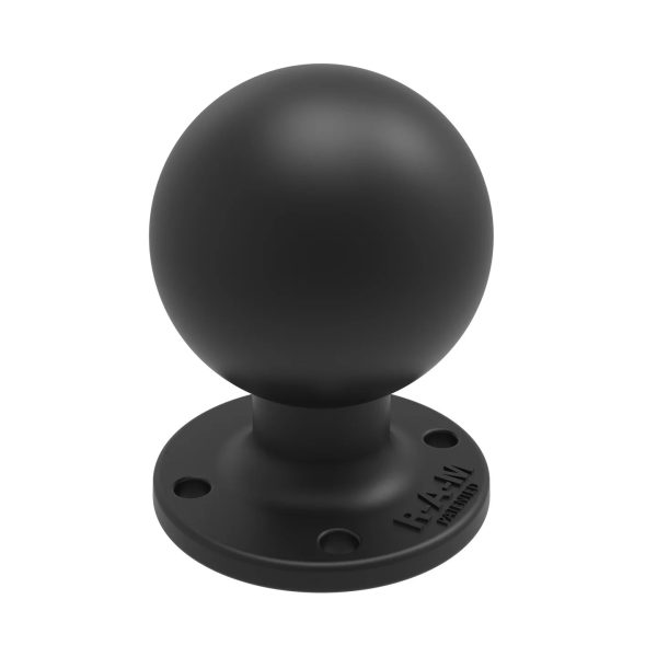 RAM-D-101-C-254U RAM Mounts D-Size Ball Mount with Round AMPS Plate and Large Round Plate - Short Sale - Image 2