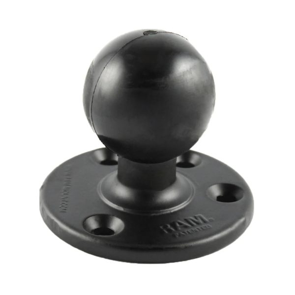 RAM-D-101-C-254U RAM Mounts D-Size Ball Mount with Round AMPS Plate and Large Round Plate - Short Sale - Image 4