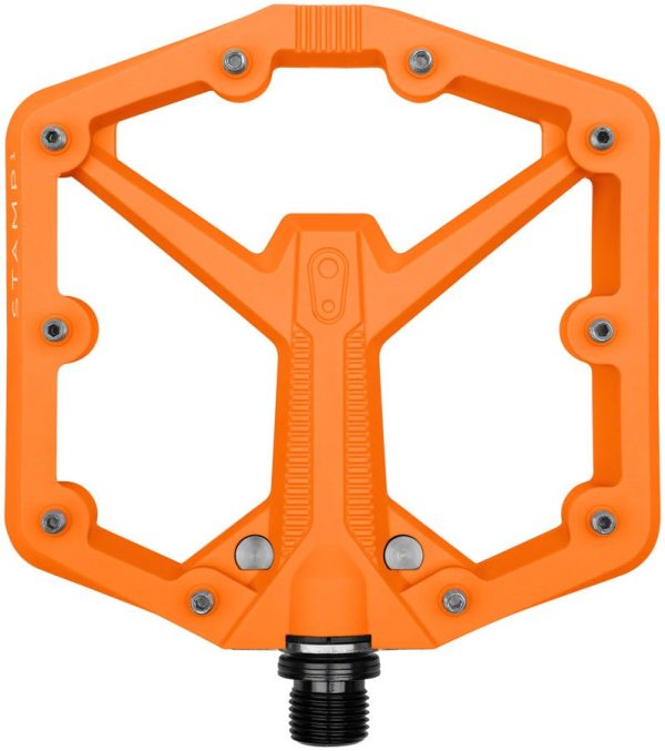 Crank Brothers Stamp 1, Gen 2 Pedals - Large - Orange Fashion